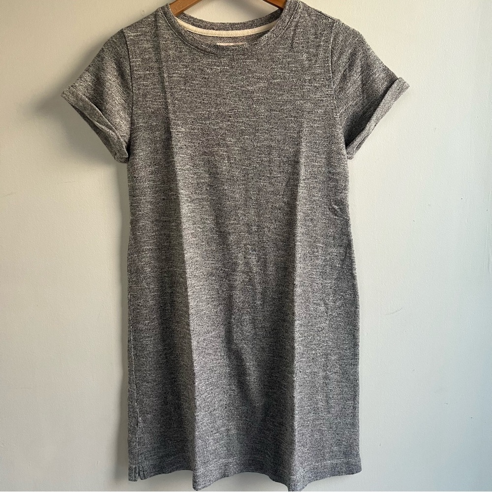 LOFT Gray Short Sleeve Dress